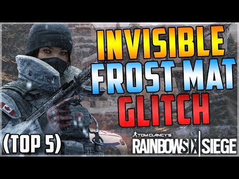 (Ez) INCREDIBLE INVISIBLE FROST MAT GLITCH / TRICK - TOP 5 - SOLO (Rainbow Six Siege) AFTER PATCH