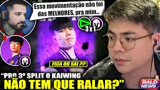 🚨BrTT é SINCERO sobre DECISÃO do Seel! Revolta INCRÉDULO com jogada do Wizer! Kaiwing FICA ?