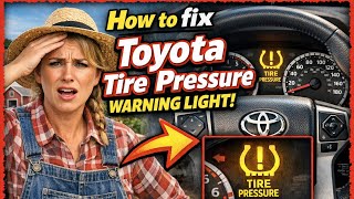 Quick Fix - Toyota 4Runner TPMS Tire pressure warning Light