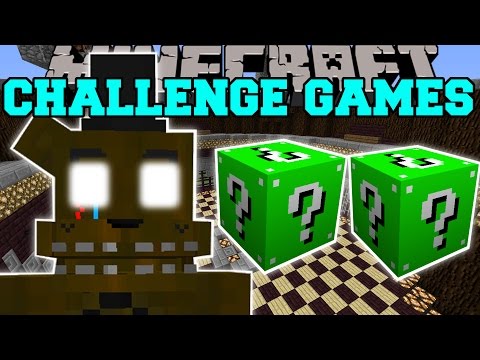 Minecraft: PHANTOM FREDDY CHALLENGE GAMES - Lucky Block Mod - Modded Mini-Game