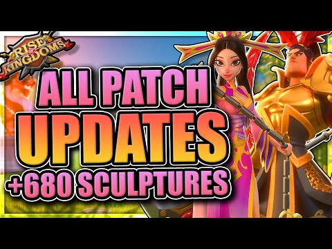 We got 680 Legendary Sculptures [Rise of Kingdoms patch guide with Chandragupta refund]