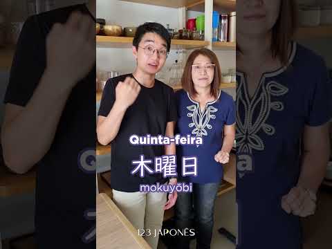 Dias da semana em japonês!