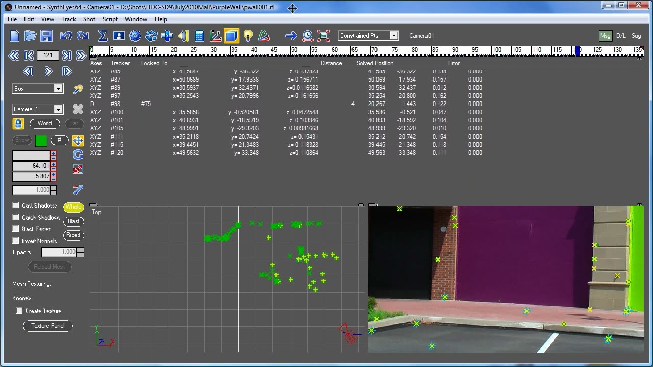 Auto-Place Button Tips and Techniques in SynthEyes