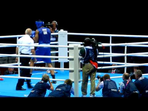 Anthony Joshua vs Erislandy Savon  - 1st Round - London Olympics 2012
