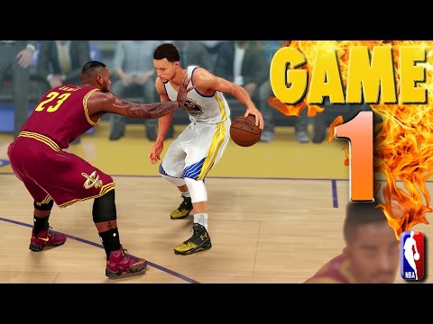 Golden State Warriors vs Cleveland Cavaliers Game 1 NBA Finals - NBA 2K16 Prediction