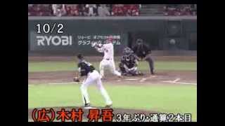 【プロ野球】2013年・シーズンHR1本の選手のホームラン集【全52本】