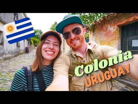 Colonia del Sacramento 🇺🇾 Visiting URUGUAY'S Charming Colonial Town 🛡️ + Eating Uruguayan Food! 😋🍔🥩