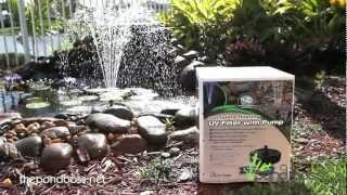 Pond Boss Floating UV FILTER with Pump