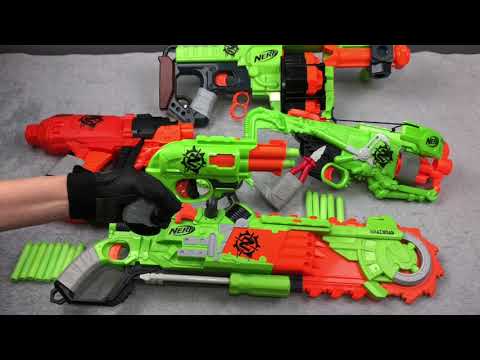 Zombie Strike Nerf Blasters Toy Guns Box of Toys Doominator