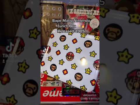 Bape Mario Nintendo Lunch Box 2005