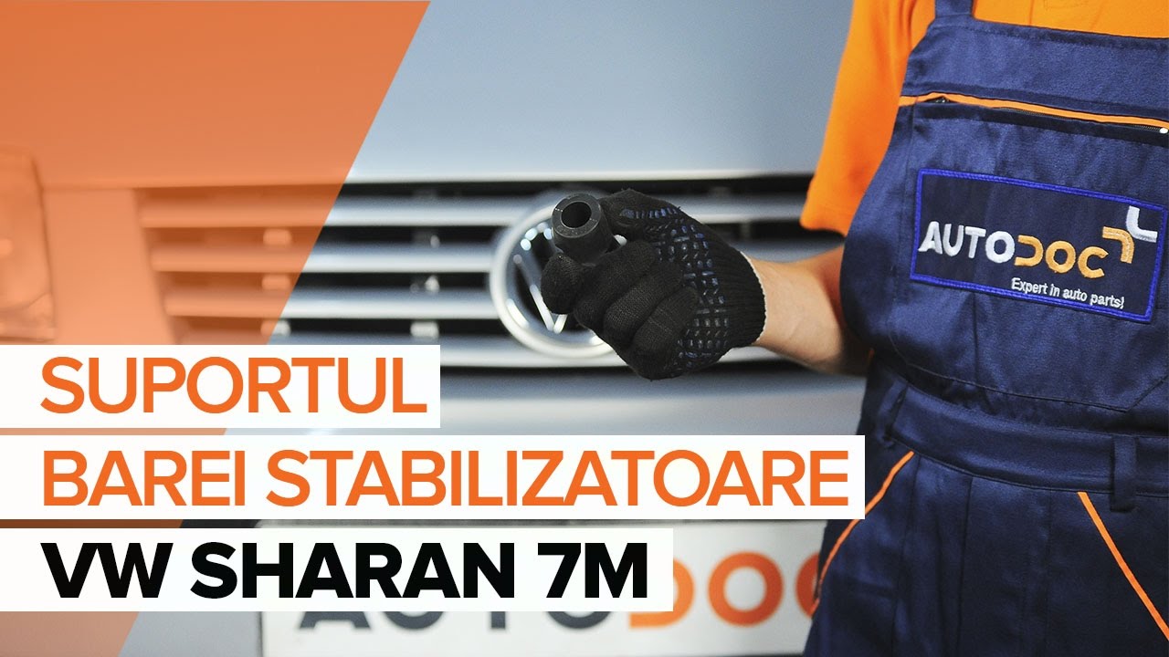 Cum să schimbați: bucsa bara stabilizatoare din spate la VW Sharan 1 | Ghid de înlocuire