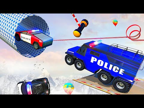 Police Ramp Car Stunts GT Racing Car Stunts Game - Android Gameplay