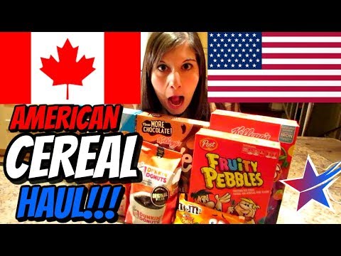 CANADIAN GETS AMERICAN CEREAL HAUL!!!