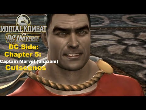 Mortal Kombat VS DC Universe - Story Mode DC Side: Chapter 5: Captain Marvel (Shazam) Cutscenes