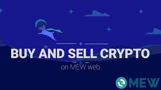 MyEtherWallet | Buying and Selling crypto using MEW web | v6