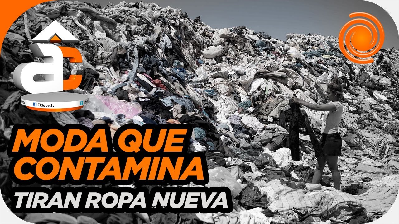 IMPRESIONANTE. El cementerio de ropa sin usar en el desierto de Atacama que genera contaminación