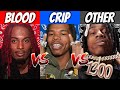 BLOOD Vs CRIP Vs OTHER GANG RAPPERS 2022