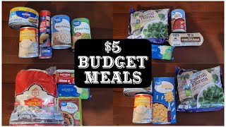 $5 Budget meals CHEAP Affordable Quick & Easy Recipes Dinner Ideas