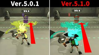 【23個紹介】更新データVer.5.1.0の変更内容を比較【スプラ3アプデ】