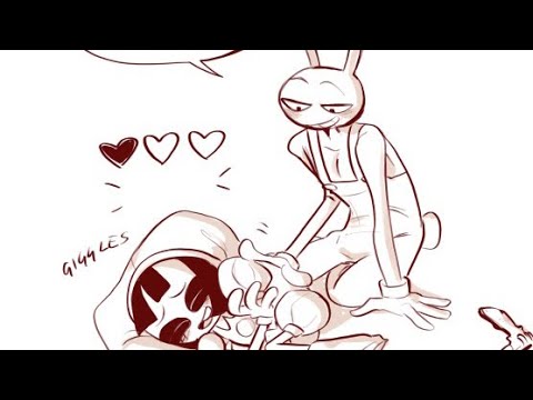 Pomni and Jax  Love ❤️ | Pomni x Jax  | The Amazing Digital Circus Comic Dub