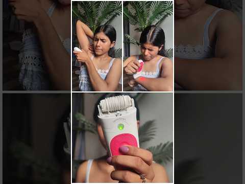 It hurts 😭 I tried an EPILATOR for the first time
