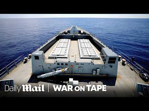 This £1bn warship can shoot down anything that flies | War On Tape | Daily Mail
