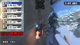 DKスノーマウンテンTA解説入力付き【マリオカートワールド】