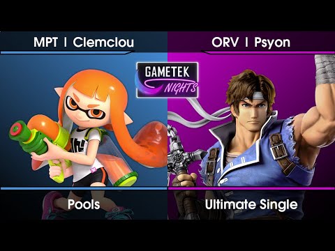 Gametek Night 2023.05 Pools - Clemclou (Inkling) Vs. Psyon (Richter) SSBU Ultimate Tournament