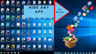 How To Unhide or Hide Desktop Icons In Windows 10 | Hide Desktop | Unhide Desktop