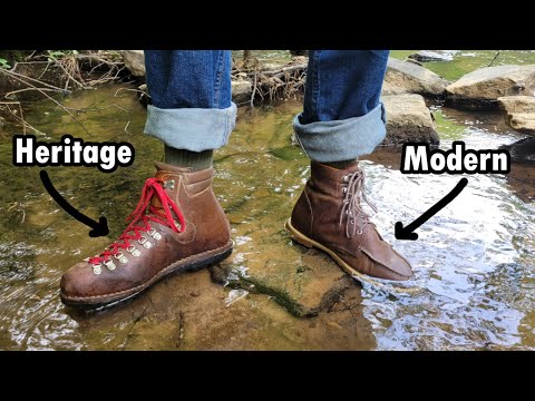 Vintage vs. Modern Hiking Boots