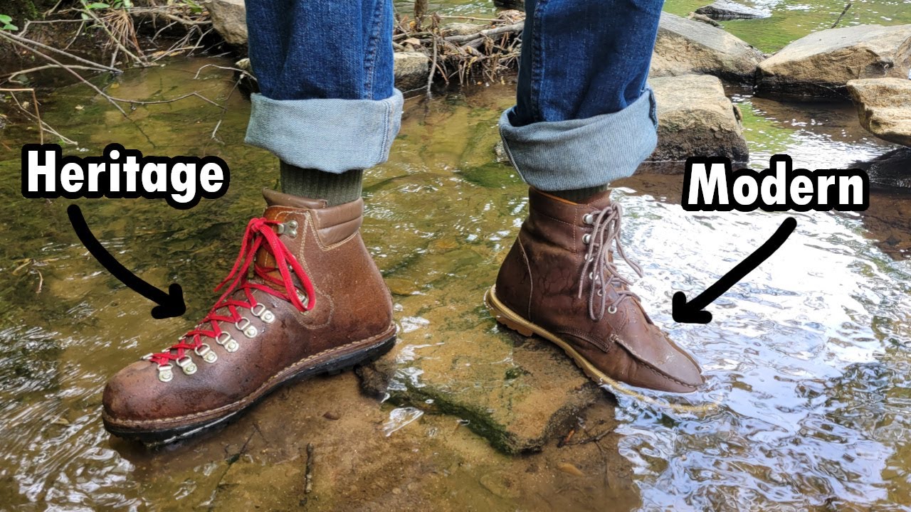 Vintage vs. Modern Hiking Boots