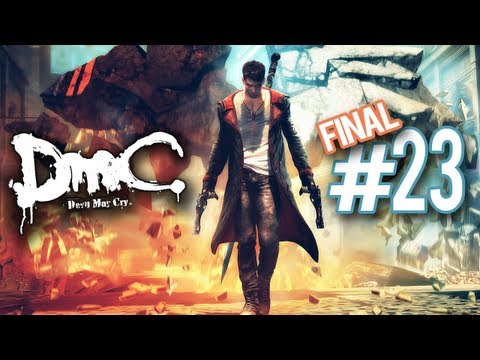DmC: Devil May Cry - Walkthrough Part 23 ENDING Mission 20 "The End" - Dante Vs. Vergil Boss Battle