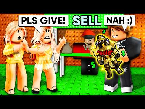 Selling INFINITY BRAINROTS Infront of GOLD DIGGERS..