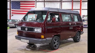 Video Thumbnail for 1990 Volkswagen Vanagon