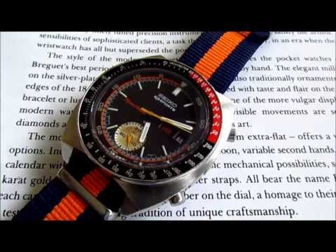 Seiko 5 Sports Speed Timer vintage wristwatch