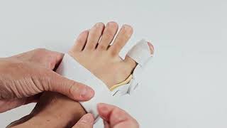 Bandáž hallux valgus s kĺbom