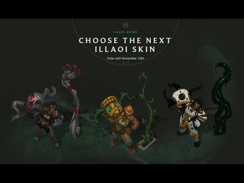 Illaoi Pentakill 2017 | Vote for the new Illaoi Skin 2017: Battlecast, Adventurer, or Deep Space