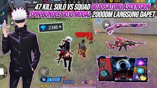 Download lagu 47 KILL SOLO VS SQUAD GOJO SATORU ASCENSION !!! SPIN BUNDLE GOJO MODAL 2000DM HOKI LANGSUNG DAPET mp3 Download lagu 47 KILL SOLO VS SQUAD GOJO SATORU ASCENSION !!! SPIN BUNDLE GOJO MODAL 2000DM HOKI LANGSUNG DAPET mp3