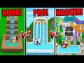 WATERPARK NOOB VS WATERPARK PRO VS WATERPARK HACKER YANG ADA DI MINECRAFT