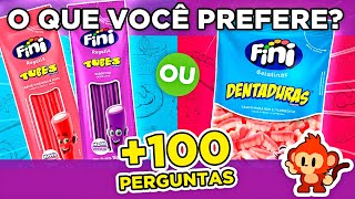🔁 O QUE VOCÊ PREFERE? 🍭🐒💨 MARATONA DE DOCES | jogo das escolhas | qual doce você prefere? #macaquiz