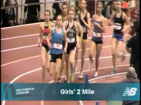 Girls 2 Mile Heat 1 - New Balance Indoor Nationals 2011