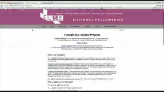 CUSE Info Session: Fulbright US Student Program Study/Research Grant 2015-2016