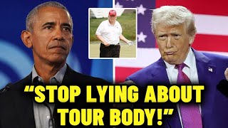 Trump FREEZES as Obama EXPOSES His Real Height & Weight Live — Total Meltdown!