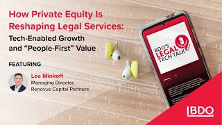 How Private Equity Is Reshaping Legal Services Tech Enabled Growth and People First Value