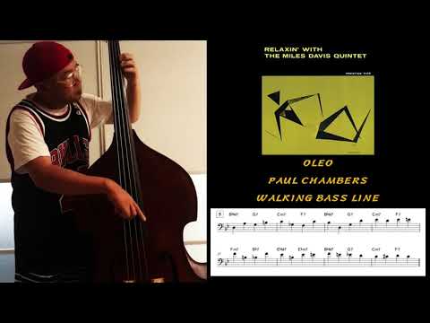 No.9 Walking Bass Transcription  -  Oleo / Paul Chambers