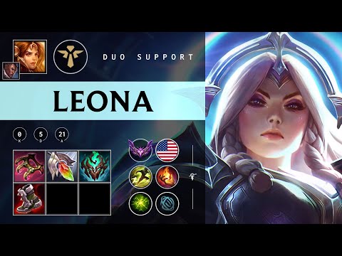 Leona Support vs Janna - NA Master Patch 25.23