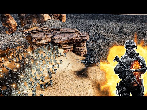 50k modern SOLDIERS vs 1 mil. HEAVY KNIGHTS | Ultimate Epic Battle Simulator 2 UEBS 2