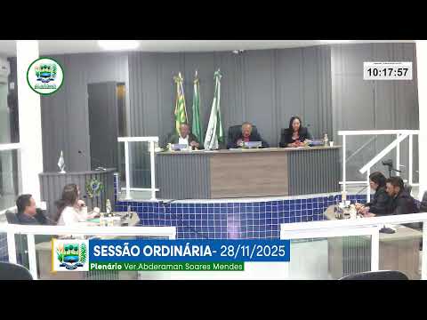 Transmissão ao vivo de Câmara Municipal de São José do Peixe-PI