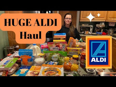 ALDI Haul - what is new at Aldi - what to buy at ALDI + affordable grocery haul/family of 4