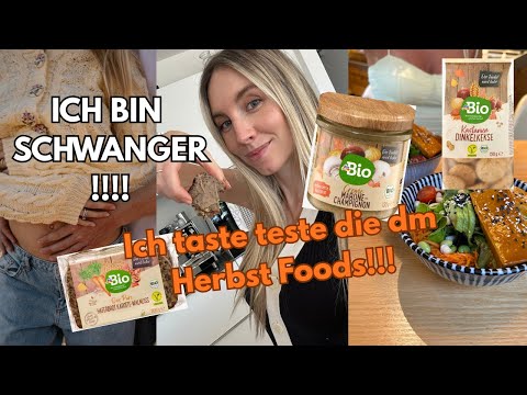 I'M PREGNANT - Vlog - I'm testing the new autumn food products at dm